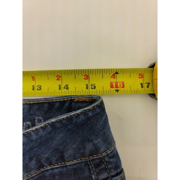 Calvin Klein Jeans Womens 30/10 Blue Lean Boot Cut Stretch Flap Pockets Y2K - Picture 7 of 8